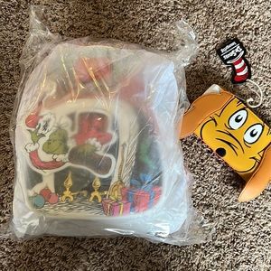 Loungefly Dr Seuss mini backpack and Max wallet